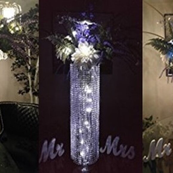 Forbes Favors Set of 5 Chandelier Centerpieces - Picture 3 of 11
